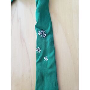 60s‎ Green Clover Skinny Tie